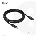 Καλώδιο USB Club 3D CAC-1529 USB Gen1 Type-C 5Gbps 60W(20V/3A) 4K60Hz M/F 2m