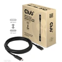 Καλώδιο USB Club 3D CAC-1529 USB Gen1 Type-C 5Gbps 60W(20V/3A) 4K60Hz M/F 2m