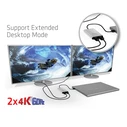 Αντάπτορας USB Club 3D Thunderbolt 3 to Dual HDMI 2.0 Adapter