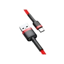 Καλώδιο USB Baseus Cafule 2 m USB 2.0 USB A USB-C Red