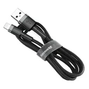 Καλώδιο USB Lightning USB Baseus Cafule 1.5A 2m (gray and black)