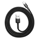 Καλώδιο USB Lightning USB Baseus Cafule 1.5A 2m (gray and black)