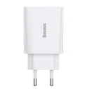 Φορτιστής Πρίζας Baseus Speed Mini White Indoor
