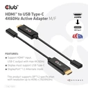 Αντάπτορας HDMI Club 3D CAC-1333 to USB Type-C 4K60Hz Active M/F