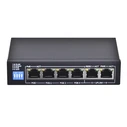 Network Switch Extralink EX.14831 network Managed Fast Ethernet (10/100) (PoE) 6U Black