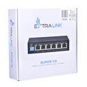 Network Switch Extralink EX.14831 network Managed Fast Ethernet (10/100) (PoE) 6U Black