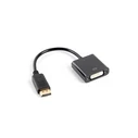 Αντάπτορας DisplayPort Lanberg AD-0007-BK 0.1 m to DVI-D Black