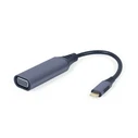 Αντάπτορας USB Cablexpert A-USB3C-VGA-01 video cable 0.15 m Type-C (D-Sub) Grey