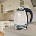 Βραστήρας Maestro MR-054 with lighting, glass 1.7 L Blue