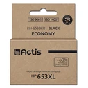 Μελάνι Συμβατό Actis KH-653BKR for HP 653XL 3YM75AE; Premium; 20ml; 575 pages; black