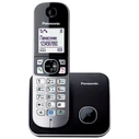 Ασύρματο Τηλέφωνο Panasonic KX-TG6811 DECT Black Caller ID (Αγγλικό μενού)