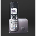 Ασύρματο Τηλέφωνο Panasonic KX-TG6811 DECT Black Caller ID (Αγγλικό μενού)