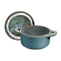 Σετ Μαγειρικά Σκεύη Zwilling Staub Mini Cocotte Round 4 pcs. - 200 ml 40508-160-0 Antique Turquoise