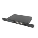 Network Switch Lanberg rack 19" POE+ 16x 100MB /2X COMBO GIGABIT ETHERNET 250W