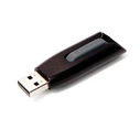 USB Flash 256GB Verbatim V3 Type-A 3.2 Gen 1 (3.1 Gen 1) Black