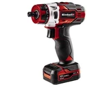 Δραπανοκατσάβιδο Einhell TE-CD 1 1400 RPM Keyless 1.16 kg Black, Red