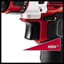 Δραπανοκατσάβιδο Einhell TE-CD 1 1400 RPM Keyless 1.16 kg Black, Red