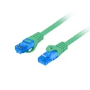 Καλώδιο Δικτύου Lanberg PATCHCORD S/FTP CAT.6A 0.5M GREEN LSZH