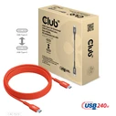 Καλώδιο USB Club 3D USB2 Type-C Bi-Directional Cable, Data 480Mb,PD 240W(48V/5A) EPR M/M 2m
