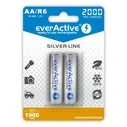 Επαναφορτιζόμενες Μπαταρίες Everactive Ni-MH R6 AA 2000 mAh Silver Line - 2 pieces