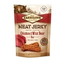 Σνακ για τον Σκύλο Carnilove MEAT JERKY Chicken with Wild Boar - dog snack - 100 g