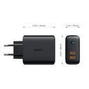 Φορτιστής Πρίζας Aukey PA-D2 36W Black Indoor