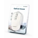 Ποντίκι Ενσύρματο Gembird MUS-4B-06-WS optical USB, 1200 DPI, white/silver