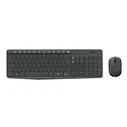 Σετ Πληκτρολόγιο Και Ποντίκι Ασύρματο Logitech MK235 USB US International Grey