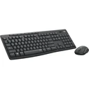 Σετ Πληκτρολόγιο Και Ποντίκι Ασύρματο Logitech MK295 Silent USB German Graphite