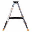 Σκαλοσκαμπό Αλουμινίου Krause Dopplo double-sided step ladder silver