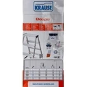 Σκαλοσκαμπό Αλουμινίου Krause Dopplo double-sided step ladder silver
