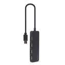 USB Hub Gembird UHB-CM-U2P4-01 4-port Type-C hub, black