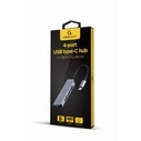 USB Hub Gembird UHB-CM-U3P1U2P3-01 4-port Type-C hub (1 x 3.1 + 3 x 2.0) silver
