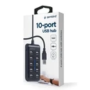 USB Hub Gembird UHB-U2P10P-01 10-port USB 2.0 hub, black