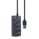 USB Hub Gembird UHB-U3P1U2P3P-01 4-port (1 x USB 3.1 + 3 x USB 2.0)