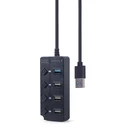 USB Hub Gembird UHB-U3P1U2P3P-01 4-port (1 x USB 3.1 + 3 x USB 2.0)