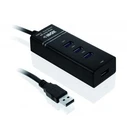 USB Hub iBox IUH3FB interface hub 5000 Mbit/s Black