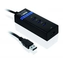 USB Hub iBox IUH3FB interface hub 5000 Mbit/s Black