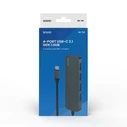 USB Hub Savio USB-C - 4 x USB-A, AK-54