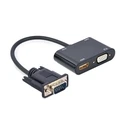 Αντάπτορας HDMI Gembird A-VGA-02 0.15 m + VGA (D-Sub) VGA (D-Sub) Black