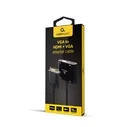 Αντάπτορας HDMI Gembird A-VGA-02 0.15 m + VGA (D-Sub) VGA (D-Sub) Black