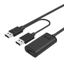 Καλώδιo USB Unitek Y-278 10 m USB 2.0 2 x USB A USB A Black