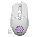 Ποντίκι Ασύρματο Defender GM-514 GLORY OPTIC RF RGB 3200dpi 7P WHITE
