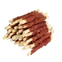 Σνακ Σκύλων Hilton Duck wrap White rawhide stick - dog chew - 500g