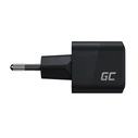 Φορτιστής Πρίζας USB Green Cell PowerGaN 33 W PD 3.0 QC 3.0 1x USB-C black