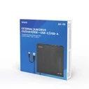 Εξωτερικός Οδηγός Εγγραφής Savio AK-59 slim CD/DVD R/RW - USB-C/USB-A, black