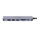 Docking Station Unitek USB-C H1118A; USB-A x3, USB-C, HDMI, SD, microSD