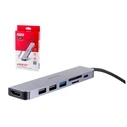 Docking Station Unitek USB-C H1118A; USB-A x3, USB-C, HDMI, SD, microSD