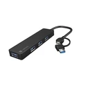USB Hub Natec USB-C 3.0 MAYFLY 4-PORTS + USB-A