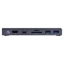 USB Hub Orico m.2 drive enclosure with usb-c 9in1 Hub, CDH-9N-GY-BP